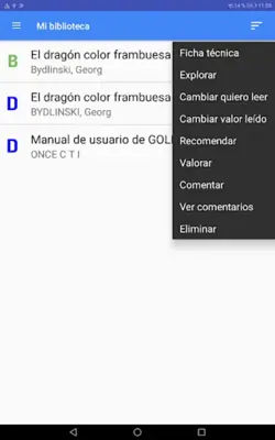 Gestor ONCE de libros digitales android App screenshot 5