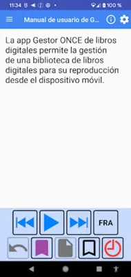 Gestor ONCE de libros digitales android App screenshot 8
